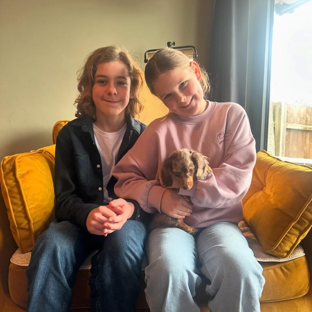 From the first wag of her tail, we knew she was meant to be ours. Healthy, happy, and incredibly well socialized. We’re so grateful